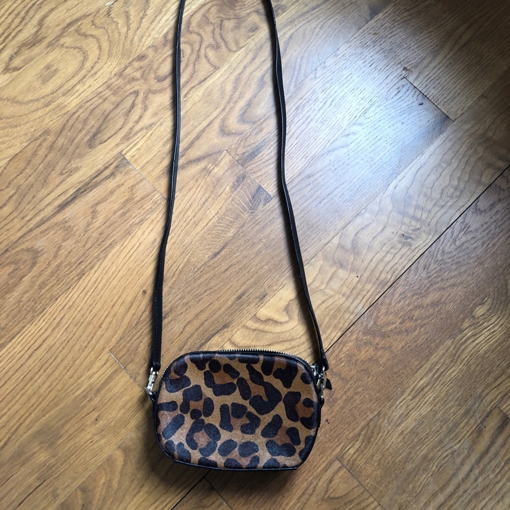 Whistles leopard print mini bag